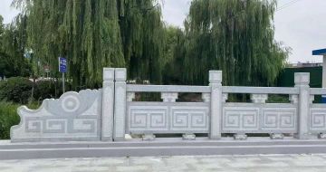 衢州 芝麻灰桥栏杆、河道栏杆安装效果