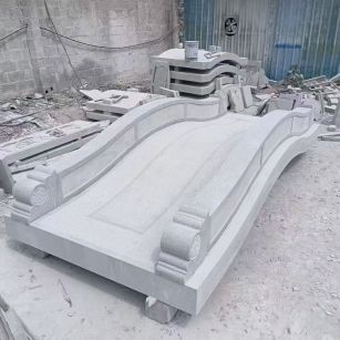 衢州 芝麻灰花岗岩园林景观 小石桥