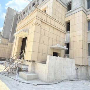 衢州 黄金麻干挂，工地实拍