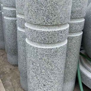 衢州 芝麻白花岗岩挡车柱、隔离柱多少钱