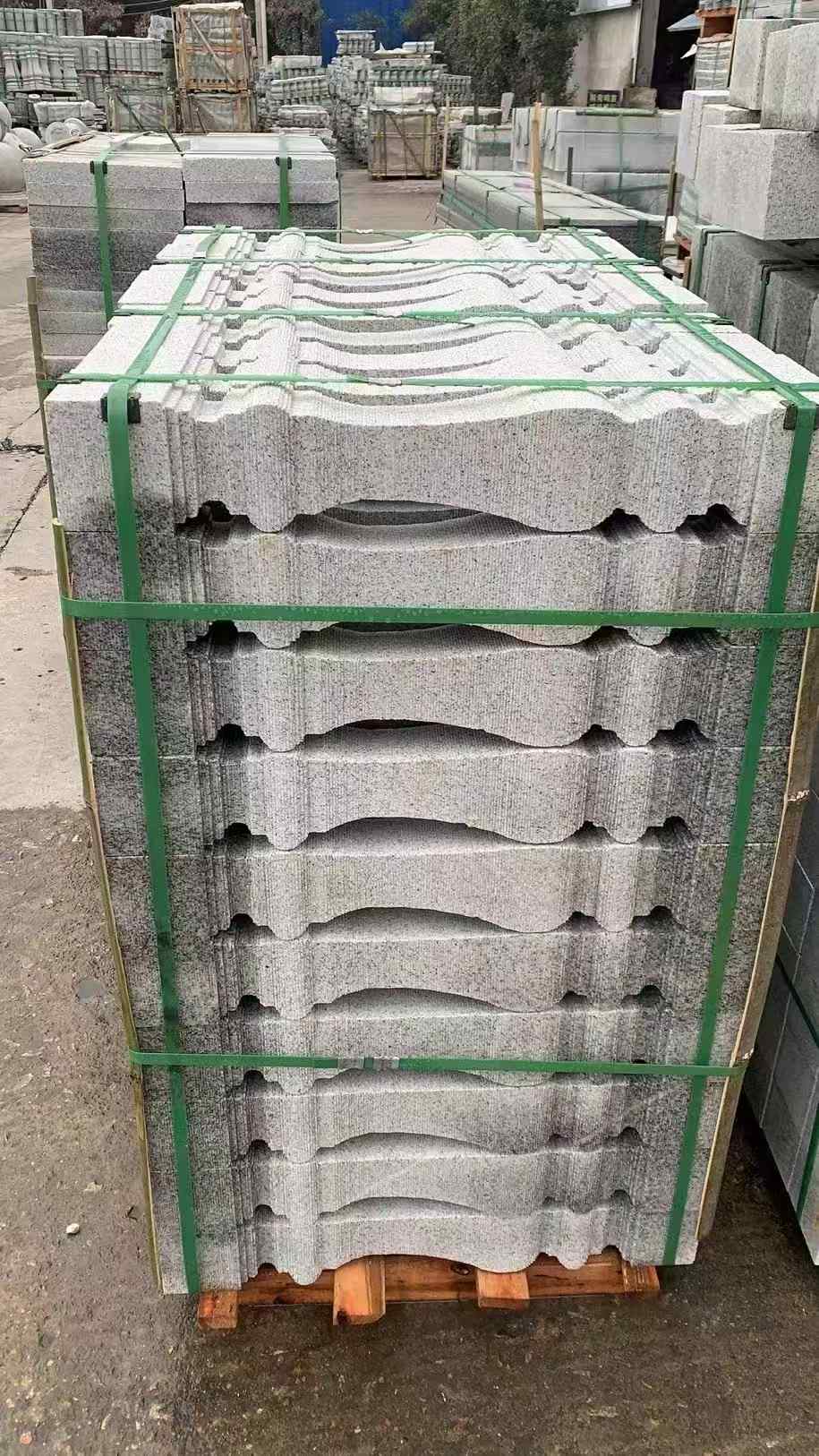 衢州 芝麻白方形拉丝面，栏杆花瓶柱