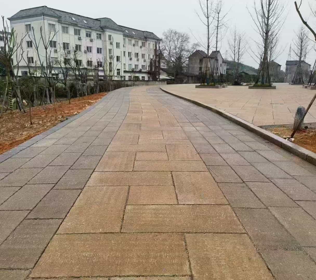 衢州仿古石铺装效果
