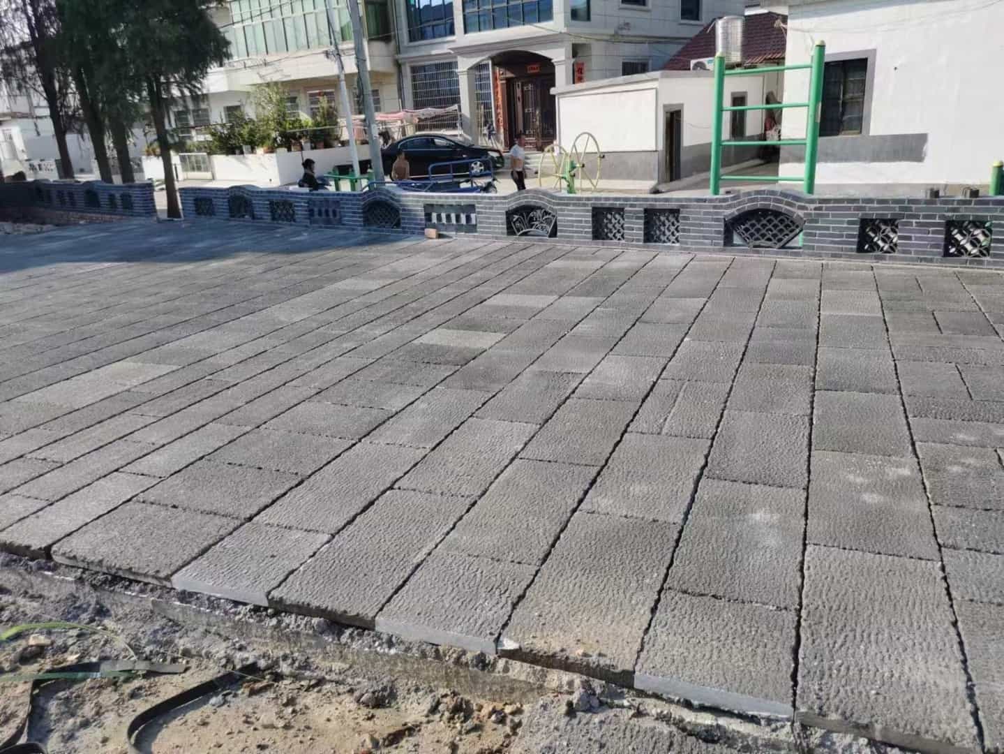 衢州仿古石铺装效果