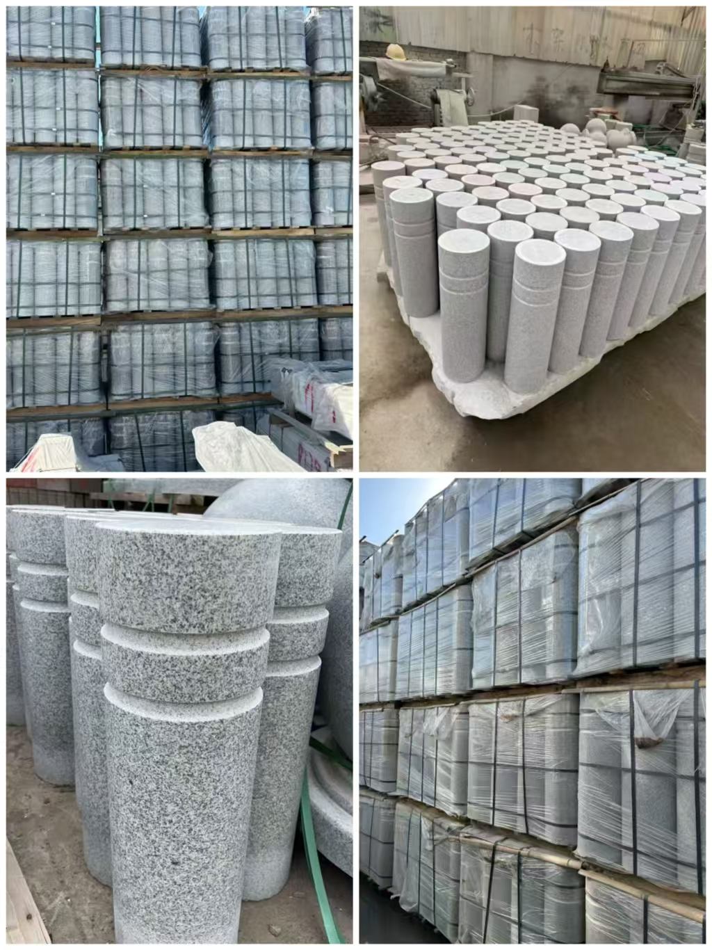 衢州 芝麻白花岗岩挡车柱、隔离柱多少钱