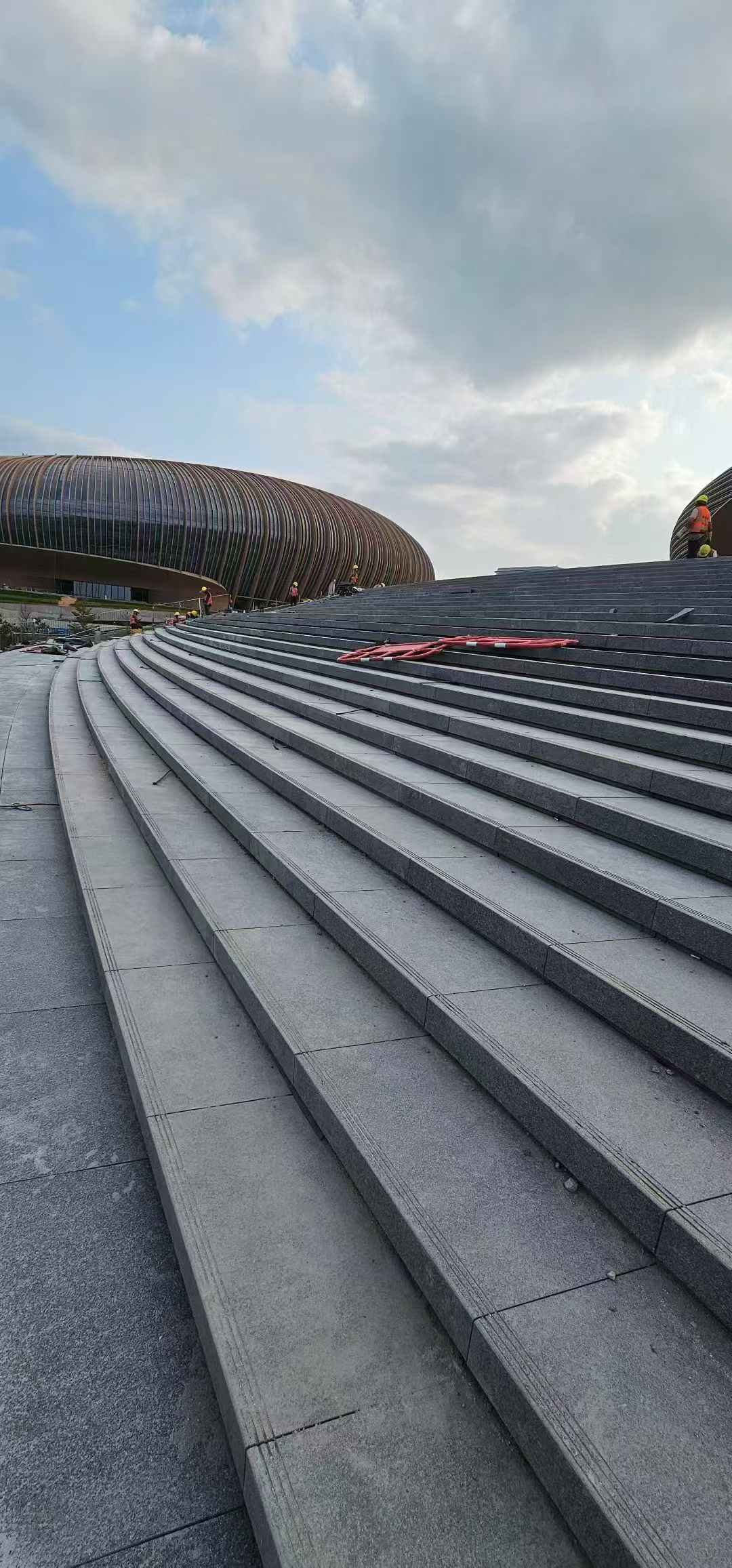 衢州 弧形整石台阶铺装效果图