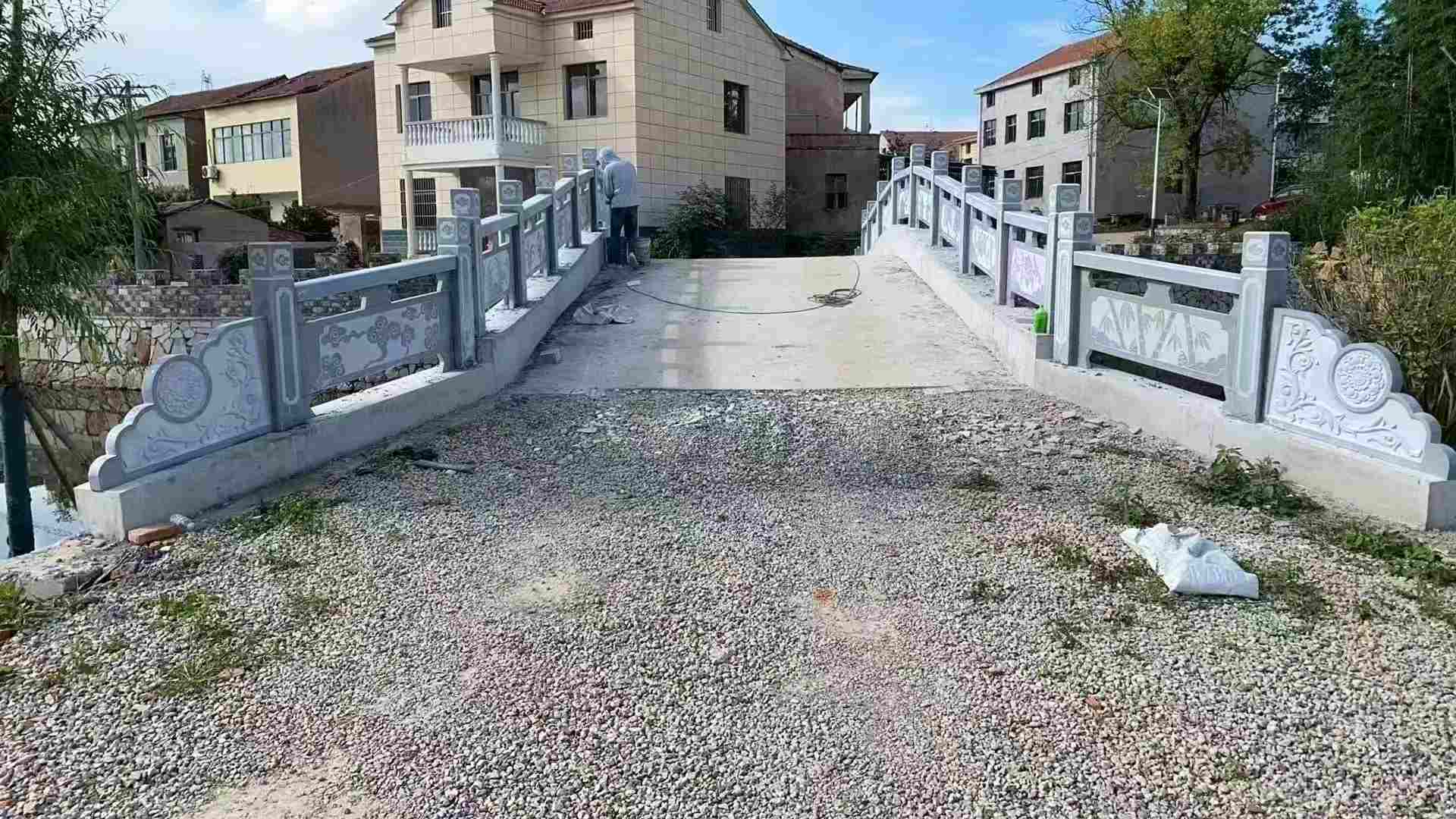 衢州 芝麻灰花岗岩桥栏杆